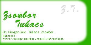 zsombor tukacs business card